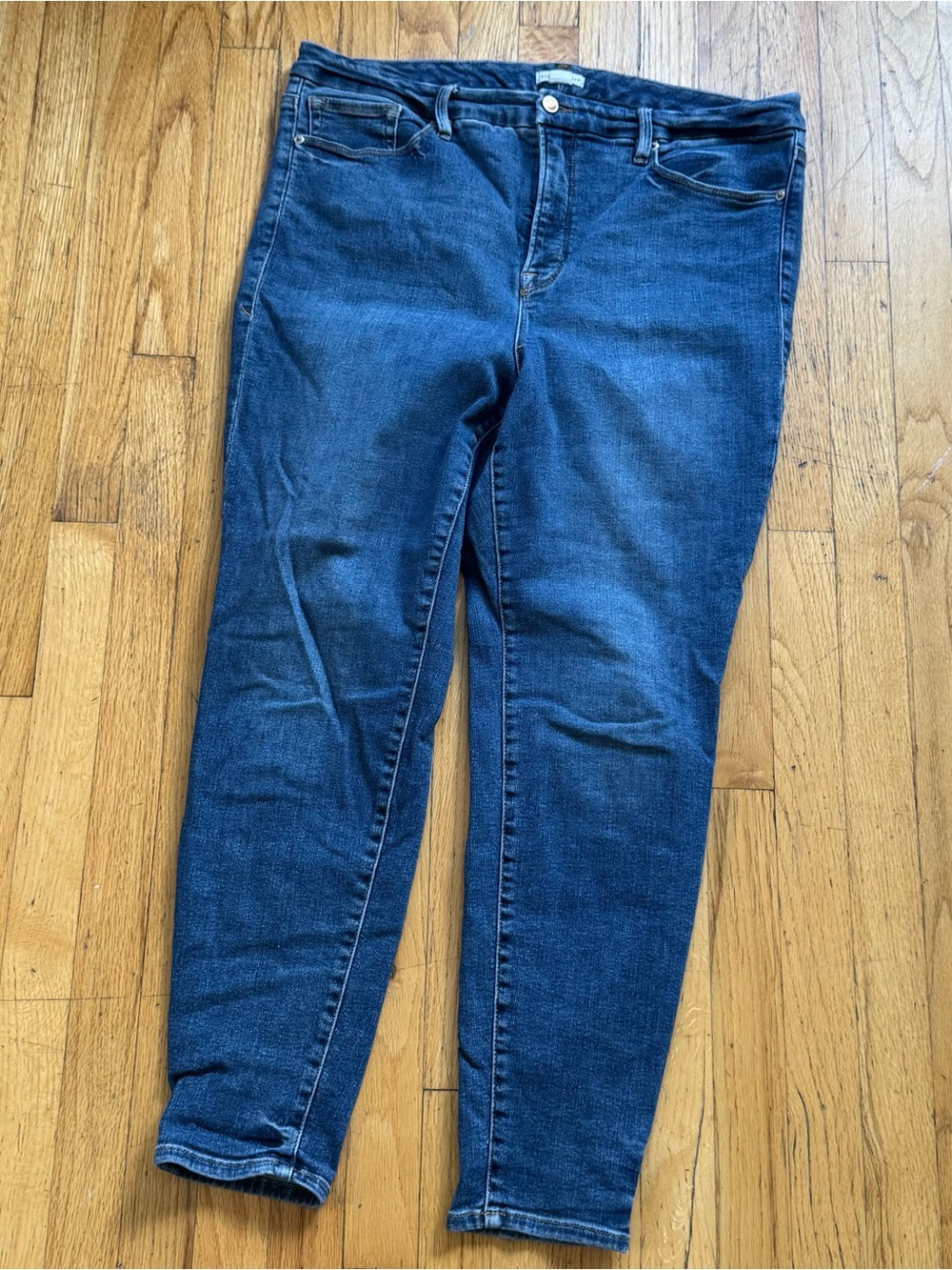 Good American Dark Blue Skinny Jeans